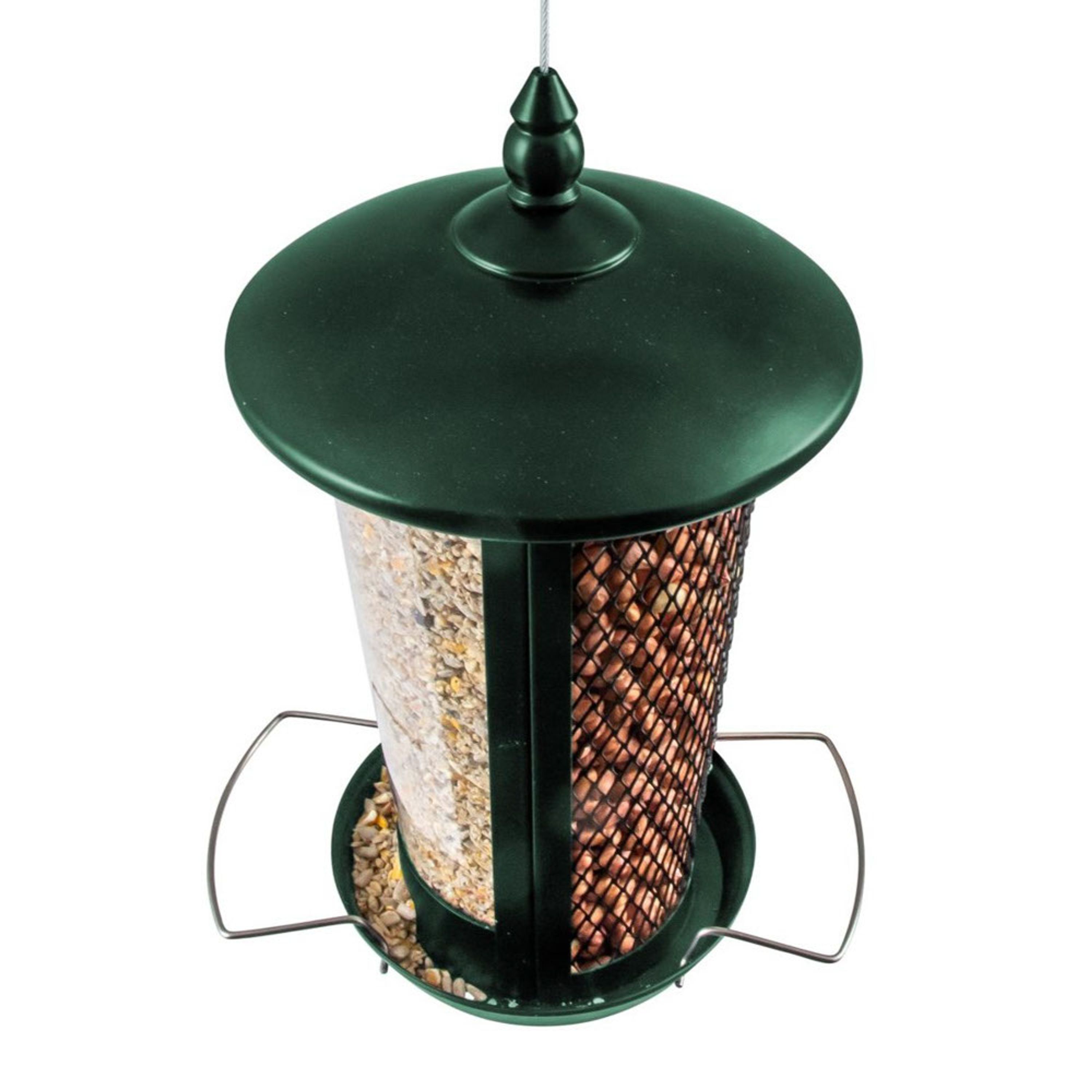 2-in-1 Futtersäule Evia - grün | CJ Wildlife